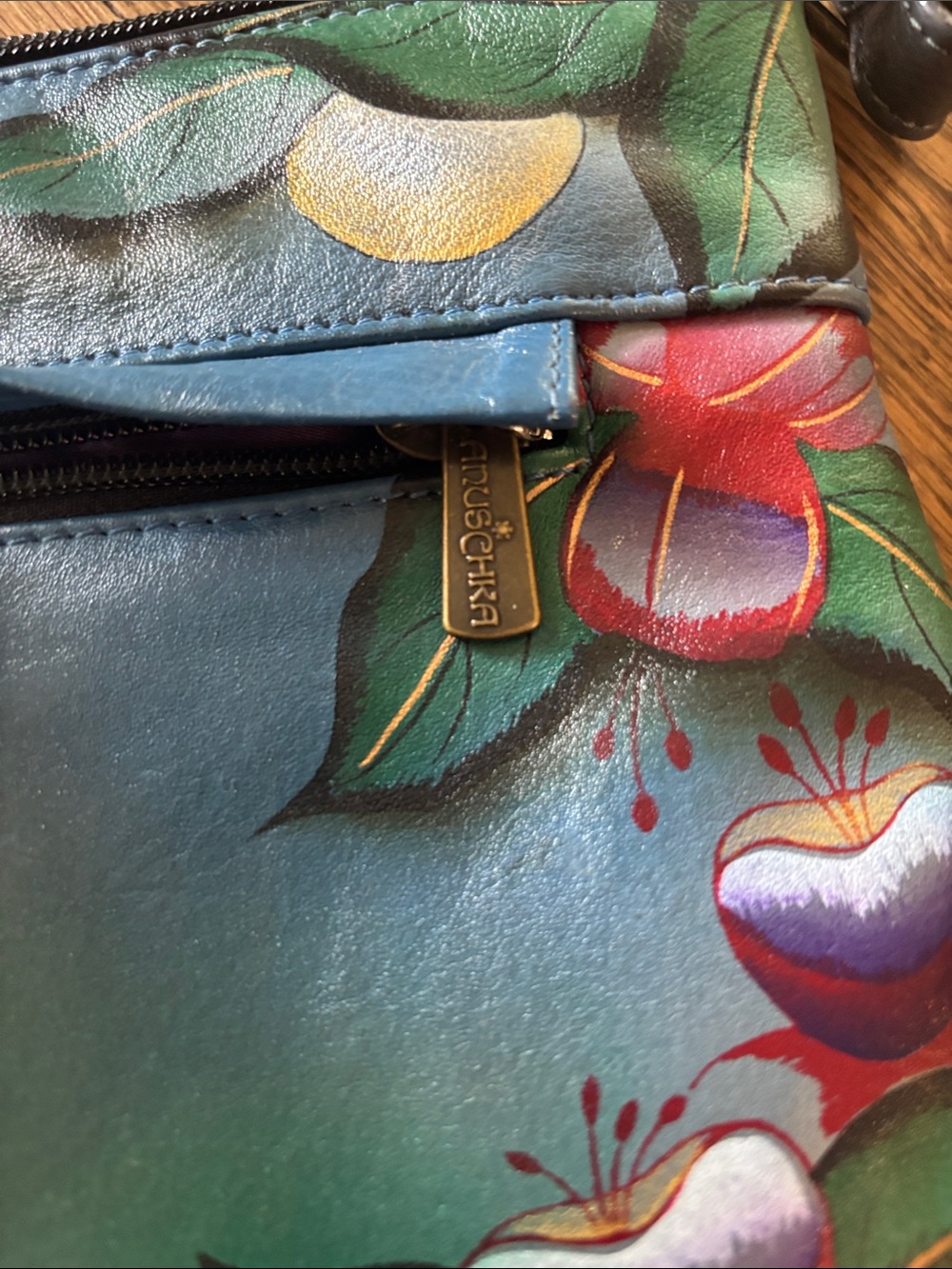 Anuschka Hand-Painted
Crossbody Bag - Picture 3 of 13